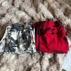 No Boundaries Red Elastic Waist Shorts